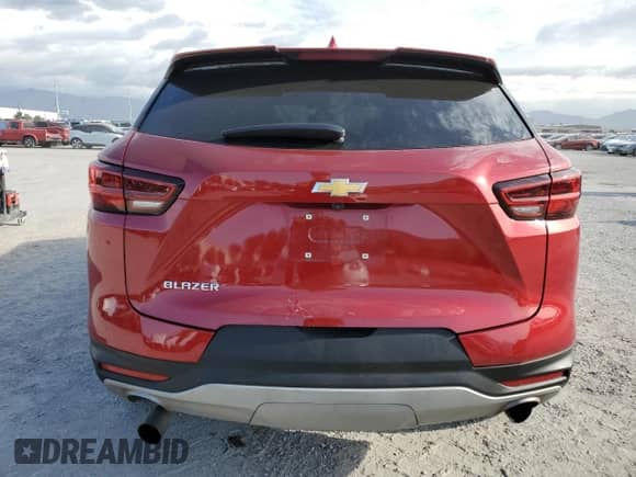 2023 Chevrolet Blazer LT with VIN 3GNKBCR45PS156846, listed as a Copart auction lot 52695774 with 28,823 mi miles and Salvage title. Bid and sale history available at DreamBid. Image 6.