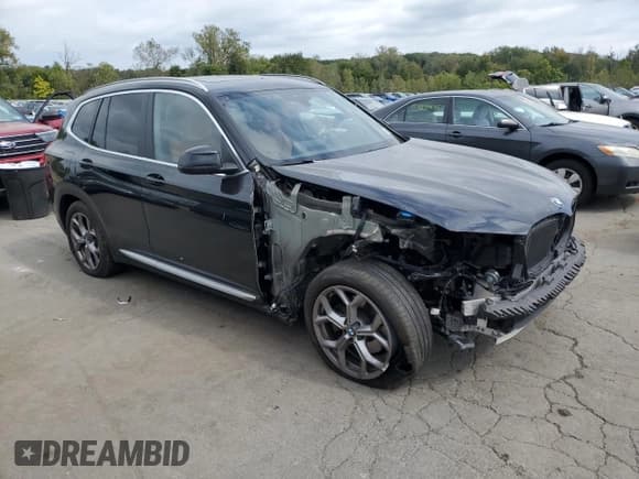 ✅ 2024 BMW X3 xDrive30i • VIN: WBX57DP06RN274708 • Lot: 81633425. Listed on Copart with 23,876 mi. Free auction sales archive from the USA and detailed vehicle history report at DreamBid. Image 4.