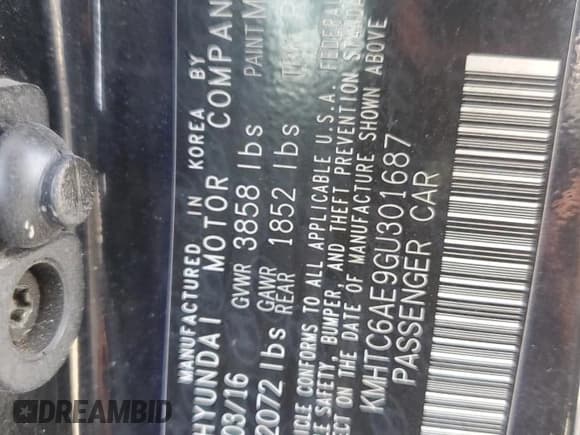 ✅ 2016 Hyundai Veloster Turbo • VIN: KMHTC6AE9GU301687 • Lot: 89148025. Wystawiony na Copart z przebiegiem 130 115 mil. Bezpłatny archiwum sprzedaży aukcyjnych z USA i szczegółowy raport historii pojazdu na DreamBid. Zdjęcie 14.