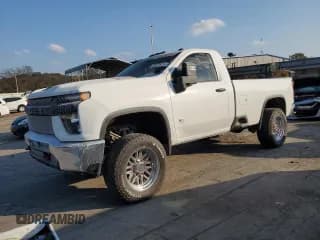 ✅ 2020 Chevrolet Silverado 2500HD Work Truck • VIN: 1GC0WLE76LF218211 • Lot: 78577624. Listed on Copart with 102,329 mi. Free auction sales archive from the USA and detailed vehicle history report at DreamBid. Image 1.