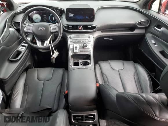 2022 Hyundai Santa Fe Calligraphy with VIN 5NMS54AL9NH477656, listed as a Copart auction lot 85307135 with 36,317 mi miles and Salvage title. Bid and sale history available at DreamBid. Image 8.