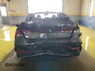 2025 Hyundai Elantra SEL Convenience with VIN KMHLS4DG1SU910642, listed as a Copart auction lot 90224255 with 24,478 mi miles and Clean title. Bid and sale history available at DreamBid. Image 6.