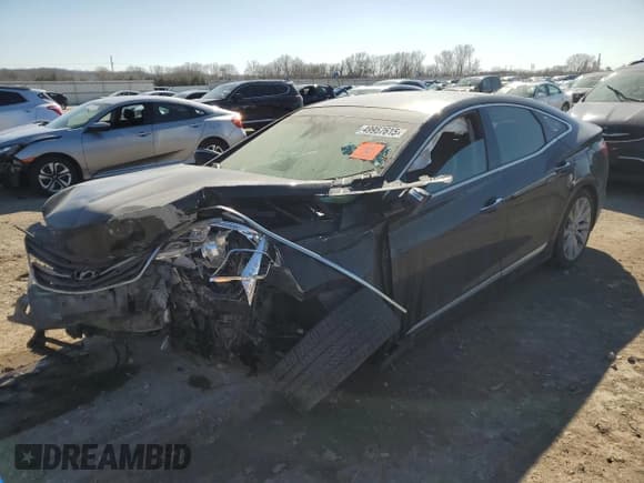 ✅ 2017 Hyundai Azera Limited • VIN: KMHFH4JG9HA581134 • Lot: 49957615. Listed on Copart with Not provided. Free auction sales archive from the USA and detailed vehicle history report at DreamBid. Image 1.
