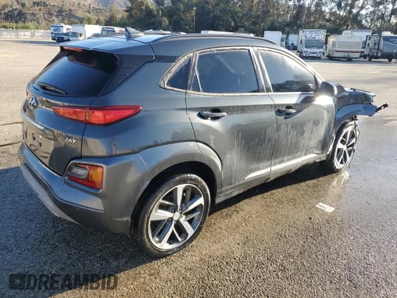 ✅ 2019 Hyundai Kona Ultimate • VIN: KM8K53A5XKU378758 • Лот: 78498494. Опубликован ранее на Copart с пробегом 99 999 миль. Бесплатный доступ к архиву аукционных продаж из США и подробный отчёт об истории автомобиля на DreamBid. Изображение 3.