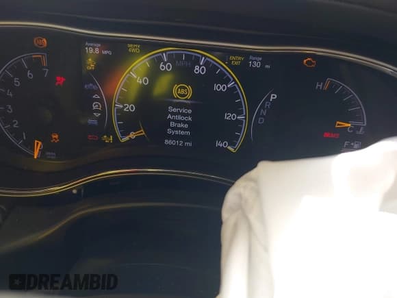 ✅ 2020 Jeep Grand Cherokee Overland • VIN: 1C4RJFCG4LC158425 • Lot: 41386418. Listed on IAAI with 86,012 mi. Free auction sales archive from the USA and detailed vehicle history report at DreamBid. Image 7.