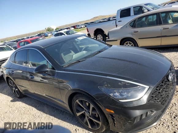 2021 Hyundai Sonata SEL Plus z VIN 5NPEJ4J21MH123454, wystawiony jako Copart lot #57155845 z przebiegiem 209 873 mil mil oraz Szkoda całkowita • Salvage title. Historia ofert i sprzedaży dostępna na DreamBid. Obrazek 4.