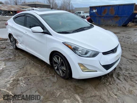 2016 Hyundai Elantra Sport with VIN KMHDH4AH2GU494379, listed as a Copart auction lot 48768815 with 149,972 mi miles and Clean title. Bid and sale history available at DreamBid. Image 4.