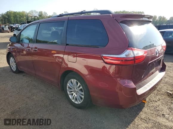 ✅ 2016 Toyota Sienna XLE • VIN: 5TDYK3DC0GS734521 • Lot: 83792655. Listed on Copart with 97,353 mi. Free auction sales archive from the USA and detailed vehicle history report at DreamBid. Image 2.