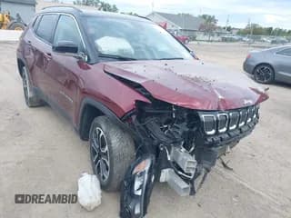 ✅ 2022 Jeep Compass Limited • VIN: 3C4NJDCB8NT108917 • Lot: 43103913. Wystawiony na IAAI z przebiegiem 40 586 mil. Bezpłatny archiwum sprzedaży aukcyjnych z USA i szczegółowy raport historii pojazdu na DreamBid. Zdjęcie 1.