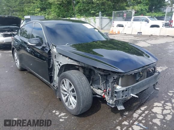 ✅ 2014 Infiniti Q50 • VIN: JN1BV7AP1EM677429 • Lot: 42656857. Listed on IAAI with 168,519 mi. Free auction sales archive from the USA and detailed vehicle history report at DreamBid. Image 6.