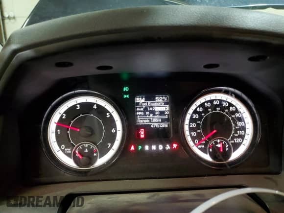 2019 Ram 1500 Tradesman with VIN 1C6RR7FG3KS534893, listed as a Copart auction lot 87383215 with 47,512 mi miles and Salvage title. Bid and sale history available at DreamBid. Image 9.