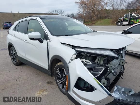 ✅ 2023 Mitsubishi Eclipse Cross SE • VIN: JA4ATWAA4PZ002145 • Lot: 43789838. Listed on IAAI with 32,632 mi. Free auction sales archive from the USA and detailed vehicle history report at DreamBid. Image 1.