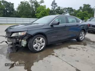2014 Chevrolet Impala LS with VIN 2G11X5SL9E9290720, listed as a Copart auction lot 58586525 with 296,863 mi miles and Salvage title. Bid and sale history available at DreamBid. Image 1.
