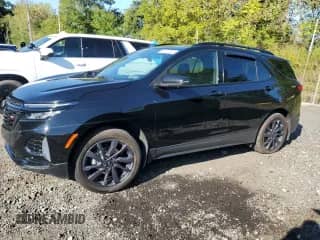 2024 Chevrolet Equinox RS z VIN 3GNAXWEG3RL341666, wystawiony jako Copart lot #80137285 z przebiegiem 13 270 mil mil oraz Szkoda całkowita • Salvage title. Historia ofert i sprzedaży dostępna na DreamBid. Obrazek 1.