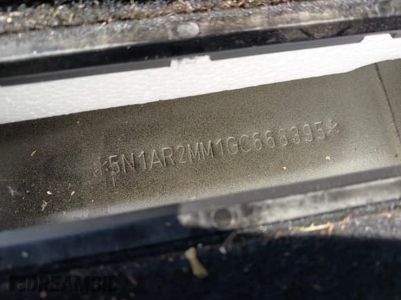 ✅ 2016 Nissan Pathfinder Platinum • VIN: 5N1AR2MM1GC668395 • Lot: 43306315. Listed on IAAI with 157,594 mi. Free auction sales archive from the USA and detailed vehicle history report at DreamBid. Image 9.