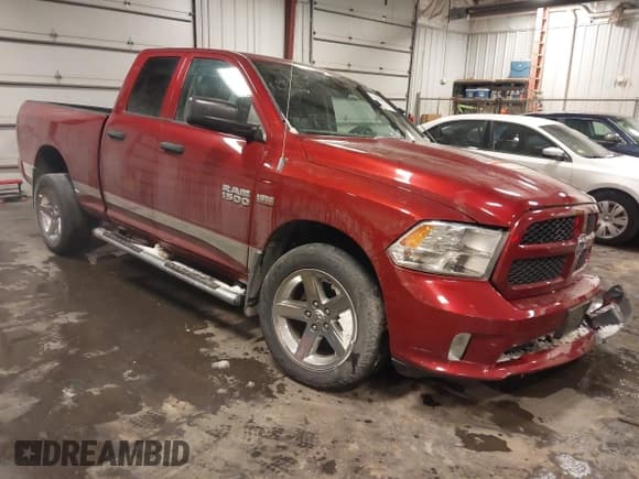 ✅ 2013 Ram 1500 Express • VIN: 1C6RR7FT9DS576890 • Lot: 41620009. Listed on IAAI with 91,494 mi. Free auction sales archive from the USA and detailed vehicle history report at DreamBid. Image 1.