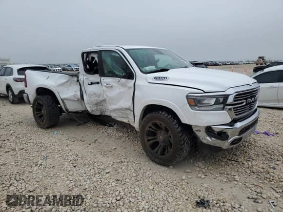 2020 Ram 1500 Laramie with VIN 1C6RREDT4LN121272, listed as a Copart auction lot 54503725 with 103,706 mi miles and Clean title. Bid and sale history available at DreamBid. Image 4.