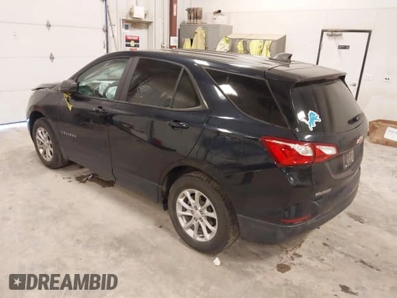 ✅ 2021 Chevrolet Equinox LS • VIN: 3GNAX5EV2MS142857 • Lot: 43568257. Listed on IAAI with 103,905 mi. Free auction sales archive from the USA and detailed vehicle history report at DreamBid. Image 3.