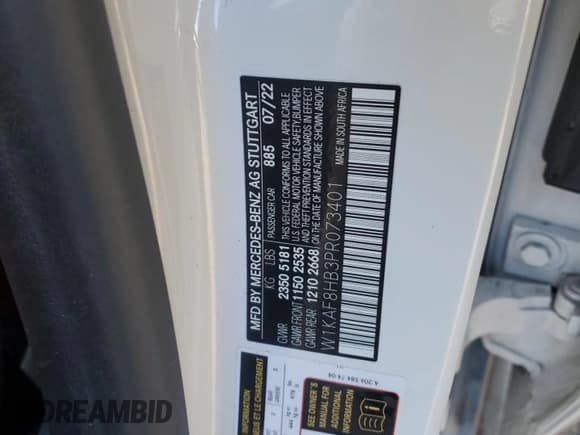 ✅ 2023 Mercedes-Benz C 43 AMG • VIN: W1KAF8HB3PR073401 • Lot: 87645465. Wystawiony na Copart z przebiegiem 27 805 mil. Bezpłatny archiwum sprzedaży aukcyjnych z USA i szczegółowy raport historii pojazdu na DreamBid. Zdjęcie 13.