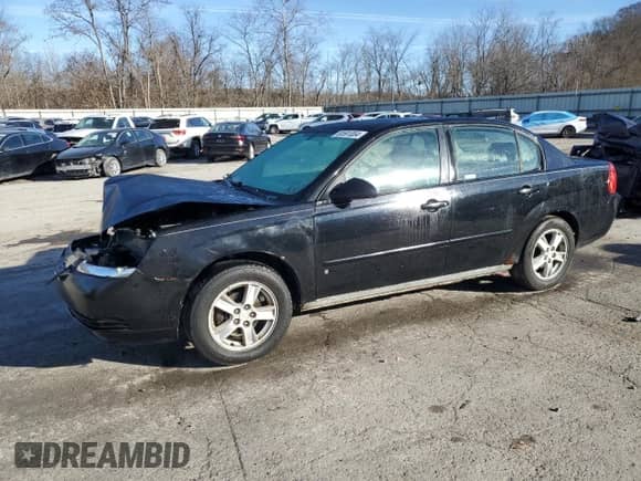 2006 Chevrolet Malibu 1LS with VIN 1G1ZS51F76F301459, listed as a Copart auction lot 80591004 with 183,644 mi miles and Salvage title. Bid and sale history available at DreamBid. Image 1.