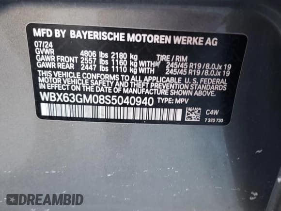 ✅ 2025 BMW X2 xDrive28i • VIN: WBX63GM08S5040940 • Lot: 88112405. Wystawiony na Copart z przebiegiem 12 711 mil. Bezpłatny archiwum sprzedaży aukcyjnych z USA i szczegółowy raport historii pojazdu na DreamBid. Zdjęcie 14.