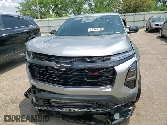 2025 Chevrolet Equinox FWD RS с VIN 3GNAXLEG4SL258008, выставлен на аукционе Copart как лот 62169805 с пробегом 1 786 миль миль и Списание • Salvage title. История ставок и продаж доступна на DreamBid. Изображение 14.