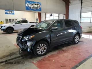 2020 Chevrolet Equinox LS z VIN 3GNAXSEV2LS577360, wystawiony jako Copart lot #85677605 z przebiegiem Nie podano mil oraz Szkoda całkowita • Salvage title. Historia ofert i sprzedaży dostępna na DreamBid. Obrazek 1.