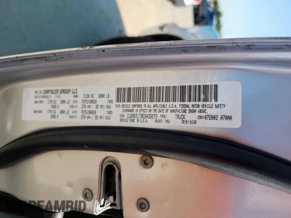 ✅ 2014 Ram 1500 Lone Star • VIN: 1C6RR7LT8ES433273 • Lot: 80133695. Listed on Copart with 135,819 mi. Free auction sales archive from the USA and detailed vehicle history report at DreamBid. Image 13.