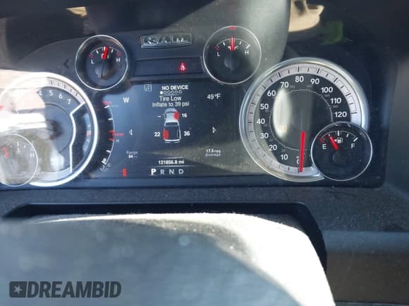 ✅ 2021 Ram 1500 Tradesman • VIN: 1C6RR6FT1MS530707 • Lot: 43669127. Listed on IAAI with 121,856 mi. Free auction sales archive from the USA and detailed vehicle history report at DreamBid. Image 14.