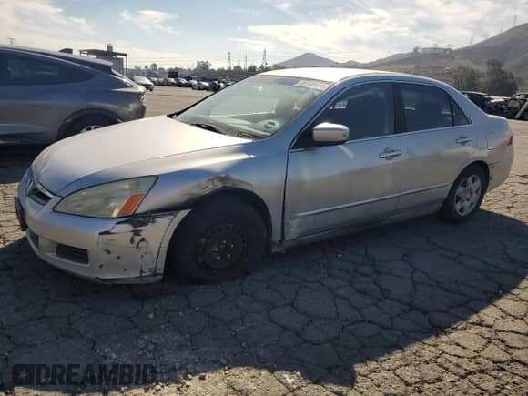 2006 Honda Accord LX с VIN 1HGCM56416A037636, выставлен на аукционе Copart как лот 90340455 с пробегом 180 566 миль миль и Списание • Salvage title. История ставок и продаж доступна на DreamBid. Изображение 1.