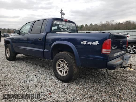 2004 Dodge Dakota Sport с VIN 1D7HG38NX4S577327, выставлен на аукционе Copart как лот 45729535 с пробегом 166 254 миль миль и Списание • Salvage title. История ставок и продаж доступна на DreamBid. Изображение 2.