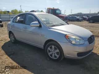 2008 Hyundai Accent GLS with VIN KMHCN46C08U235926, listed as a Copart auction lot 69801045 with 201,176 mi miles and Salvage title. Bid and sale history available at DreamBid. Image 4.