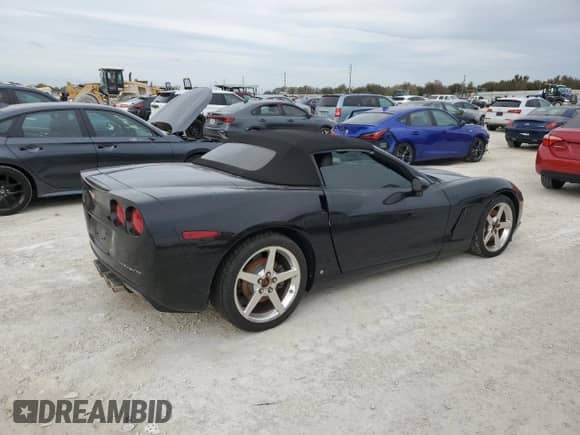 2006 Chevrolet Corvette with VIN 1G1YY36U265110690, listed as a Copart auction lot 78057274 with Not provided miles and Salvage title. Bid and sale history available at DreamBid. Image 3.