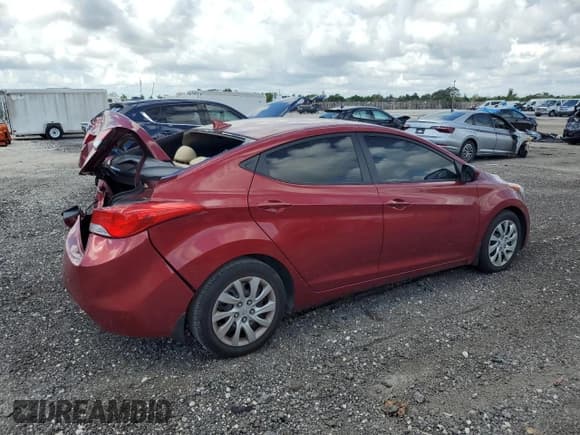 ✅ 2013 Hyundai Elantra GLS • VIN: 5NPDH4AE7DH210633 • Lot: 53447634. Listed on Copart with 259,142 mi. Free auction sales archive from the USA and detailed vehicle history report at DreamBid. Image 3.