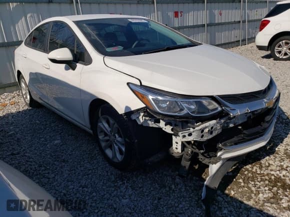 ✅ 2019 Chevrolet Cruze LS • VIN: 1G1BC5SMXK7133347 • Lot: 46763363. Listed on Copart with 100,664 mi. Free auction sales archive from the USA and detailed vehicle history report at DreamBid. Image 4.