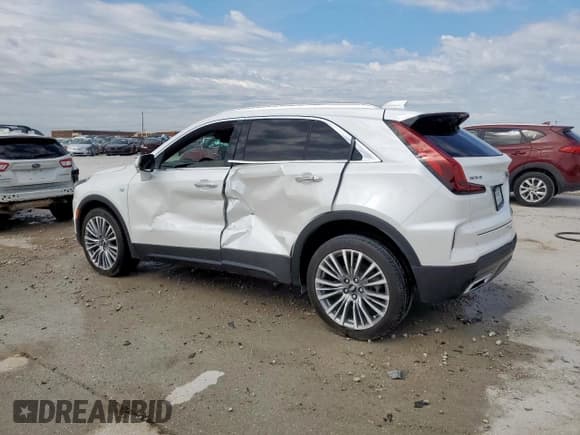 ✅ 2024 Cadillac XT4 FWD Premium Luxury • VIN: 1GYFZCR46RF193699 • Lot: 66390315. Listed on Copart with 25,345 mi. Free auction sales archive from the USA and detailed vehicle history report at DreamBid. Image 2.