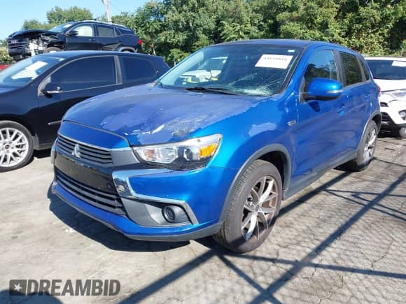 2017 Mitsubishi Outlander ES with VIN JA4AP3AU1HZ040107, listed as a IAAI auction lot 43110818 with 133,627 mi miles and . Bid and sale history available at DreamBid. Image 2.