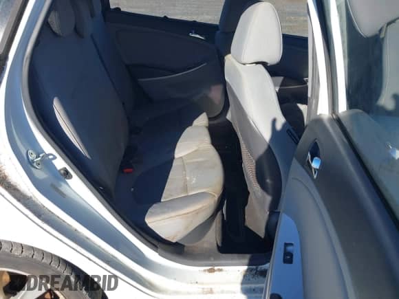 2013 Hyundai Accent SE with VIN KMHCU5AEXDU122478, listed as a IAAI auction lot 43616371 with 141,000 mi miles and . Bid and sale history available at DreamBid. Image 8.