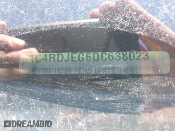 ✅ 2013 Dodge Durango Citadel • VIN: 1C4RDJEG6DC638023 • Lot: 41761307. Listed on IAAI with 405,864 mi. Free auction sales archive from the USA and detailed vehicle history report at DreamBid. Image 9.