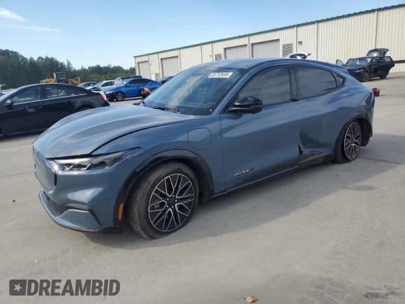 ✅ 2024 Ford Mustang Mach-E Premium • VIN: 3FMTK3R70RMA50914 • Lot: 85752695. Listed on Copart with 19,217 mi. Free auction sales archive from the USA and detailed vehicle history report at DreamBid. Image 1.