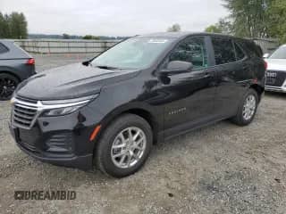 2022 Chevrolet Equinox LS z VIN 2GNAXSEV6N6147672, wystawiony jako Copart lot #70600445 z przebiegiem 56 569 mil mil oraz Szkoda całkowita • Salvage title. Historia ofert i sprzedaży dostępna na DreamBid. Obrazek 1.