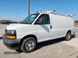 ✅ 2019 Chevrolet Express Cargo • VIN: 1GCWGAFP4K1242173 • Lot: 91474505. Listed on Copart with 175,154 mi. Free auction sales archive from the USA and detailed vehicle history report at DreamBid. Image 1.