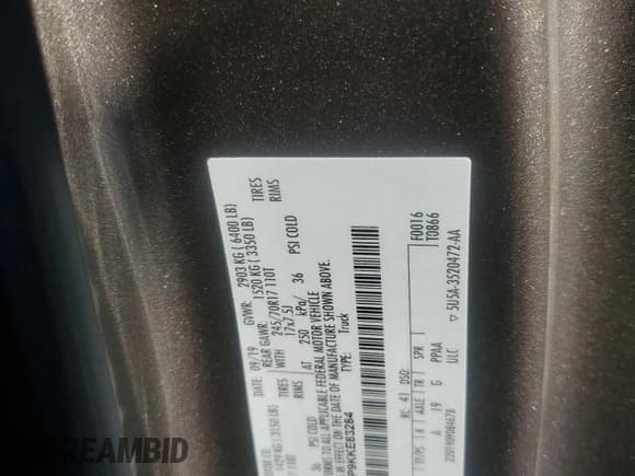 ✅ 2019 Ford F-150 XL • VIN: 1FTEX1CP9KKE83284 • Lot: 92868295. Wystawiony na Copart z przebiegiem 143 865 mil. Bezpłatny archiwum sprzedaży aukcyjnych z USA i szczegółowy raport historii pojazdu na DreamBid. Zdjęcie 12.