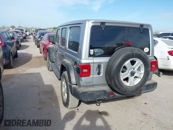 ✅ 2021 Jeep Wrangler Unlimited Sport S • VIN: 1C4HJXDN8MW532307 • Лот: 41817890. Опубликован ранее на IAAI с пробегом 58 720 миль. Бесплатный доступ к архиву аукционных продаж из США и подробный отчёт об истории автомобиля на DreamBid. Изображение 3.