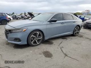 ✅ 2022 Honda Accord Sport • VIN: 1HGCV1F36NA116988 • Лот: 92116695. Опубликован ранее на Copart с пробегом 42 323 миль. Бесплатный доступ к архиву аукционных продаж из США и подробный отчёт об истории автомобиля на DreamBid. Изображение 1.
