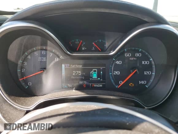 2016 Chevrolet Impala LT with VIN 1G1115S3XGU153597, listed as a Copart auction lot 87187205 with 68,170 mi miles and Salvage title. Bid and sale history available at DreamBid. Image 9.