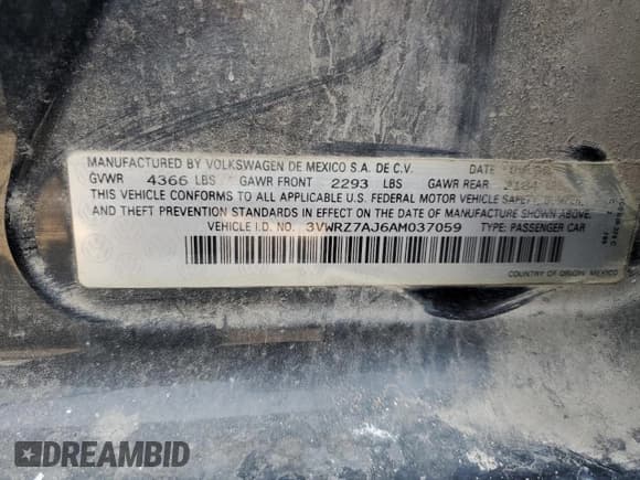 ✅ 2010 Volkswagen Jetta SE • VIN: 3VWRZ7AJ6AM037059 • Lot: 67511495. Wystawiony na Copart z przebiegiem 205 608 mil. Bezpłatny archiwum sprzedaży aukcyjnych z USA i szczegółowy raport historii pojazdu na DreamBid. Zdjęcie 13.