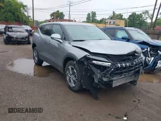 2024 Chevrolet Blazer LT with VIN 3GNKBCR48RS265935, listed as a IAAI auction lot 43034832 with 7,827 mi miles and . Bid and sale history available at DreamBid. Image 1.