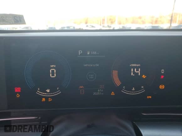 2025 Hyundai Kona SEL with VIN KM8HBCAB2SU220410, listed as a Copart auction lot 91117135 with 20,251 mi miles and Non repairable. Bid and sale history available at DreamBid. Image 9.