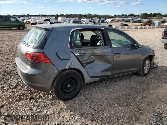 ✅ 2015 Volkswagen Golf TSI S • VIN: 3VW217AU5FM030159 • Lot: 90358615. Listed on Copart with 83,866 mi. Free auction sales archive from the USA and detailed vehicle history report at DreamBid. Image 3.
